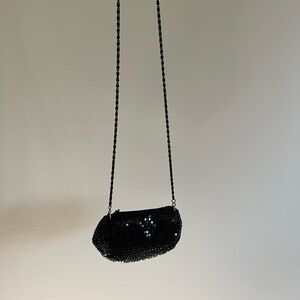 Vintage black sequins bag